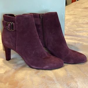 Suede booties!!